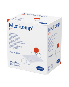 Comprese Medicomp Extra Steril HartMann, 10x10 cm x 25 buc