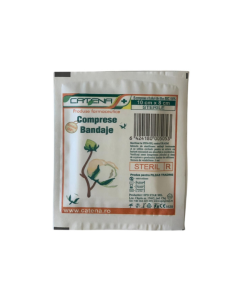 Comprese sterile CATENA, 5 comprese x 8 pliuri - 10cmx8cm