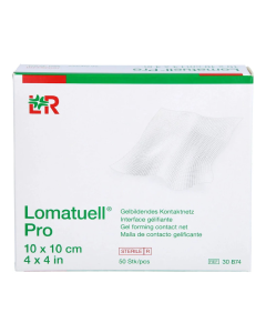 Comprese sterile cu parafina, 10x10cm, 10 bucati, Lomatuell H