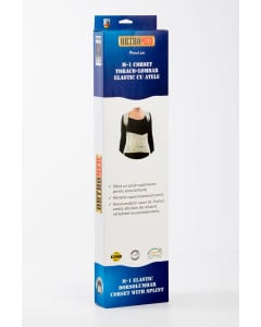 Corset toracolombar elastic cu atele