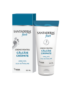 Crema pentru calcaie crapate Santaderm Feet, 50 ml
