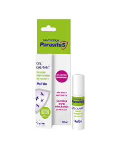 Gel calmant intepaturi de insecte Roll On Parasites Santaderm, 10 ml