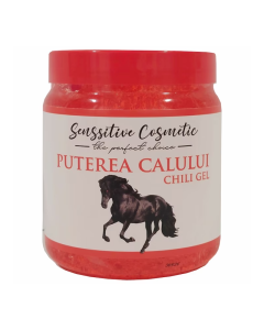 Gel puterea calului cu ardei iute, 500 ml