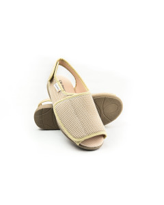 Incaltaminte confort unisex reglabila de culoare bej