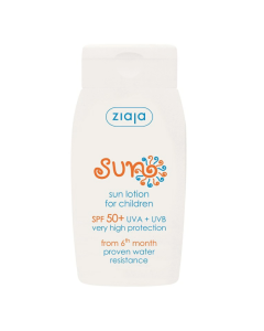 ZIAJA Sun Lotiune pentru protectie solara copii, SPF50+, 6luni+, 125ml