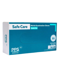 Manusi nitril Safe Care PPS Albastre, 100 bucati, PPS Gloves