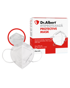 Masca protectie FFP2 fara supapa, 10 bucati, Dr. Albert