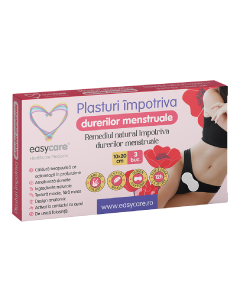 Plasturi impotriva durerilor menstruale, 10*20cm, 3 bucati, Easycare