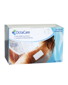 Plasturi sterili film, rezistenti la apa, 5x9 cm, 50 bucati, OctaCare