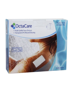 Plasturi sterili film, rezistenti la apa, 9x10 cm, 25 bucati, OctaCare