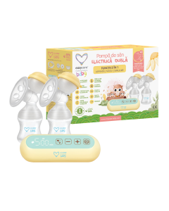 Pompa de san electrica dubla, 3 in 1, D262, EasyCare Baby