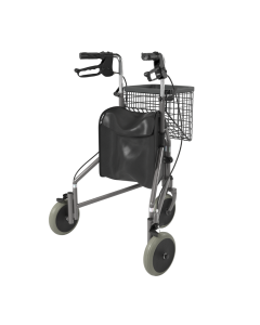 Rolator ortopedic Trigo, cu 3 roti, geanta si cos, Kid-Man 5041C