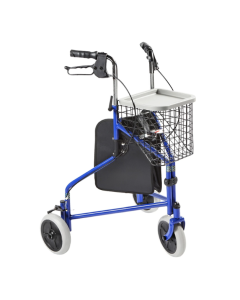 Rolator ortopedic cu 3 roti, geanta si cos Kid-Man 5041C