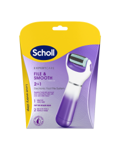 Pila electrica 2in1 pentru picioare, Purple, Scholl