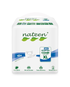 Scutece pentru adulti Combi Maxi Line, marimea XL, 10 bucati, Nateen