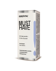 Ser hidratant 10% Niacinamida, 30ml, Gerovital Must Have 
