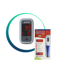 Set Pulsoximetru YX105 si Termometru digital flexibil Senssimed