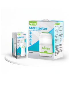 Set Sterilizator Biberoane si Biberon Anticolici Adora