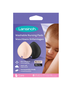 Lansinoh Tampoane san refolosibile negru, roz, 8 bucati