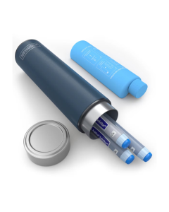 Termos portabil pentru insulina, capacitate 1 stilou, Disoncare Odyssey Compact Navy, Blue