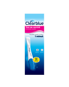 Clearblue Test de Sarcina cu Detectare Rapida, 1 Bucata