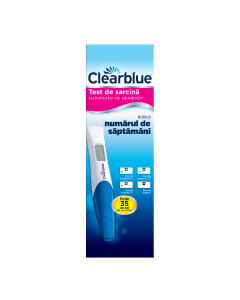 Clearblue Test de Sarcina cu Indicator de Saptamani, 1 Bucata