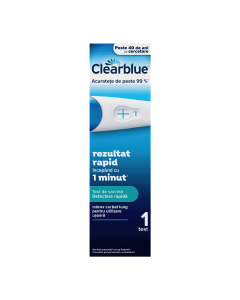 Clearblue Test de Sarcina cu Detectare Rapida, 1 Bucata