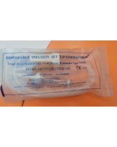 Trusa de perfuzie cu ac perforator din plastic si racord luer-lock