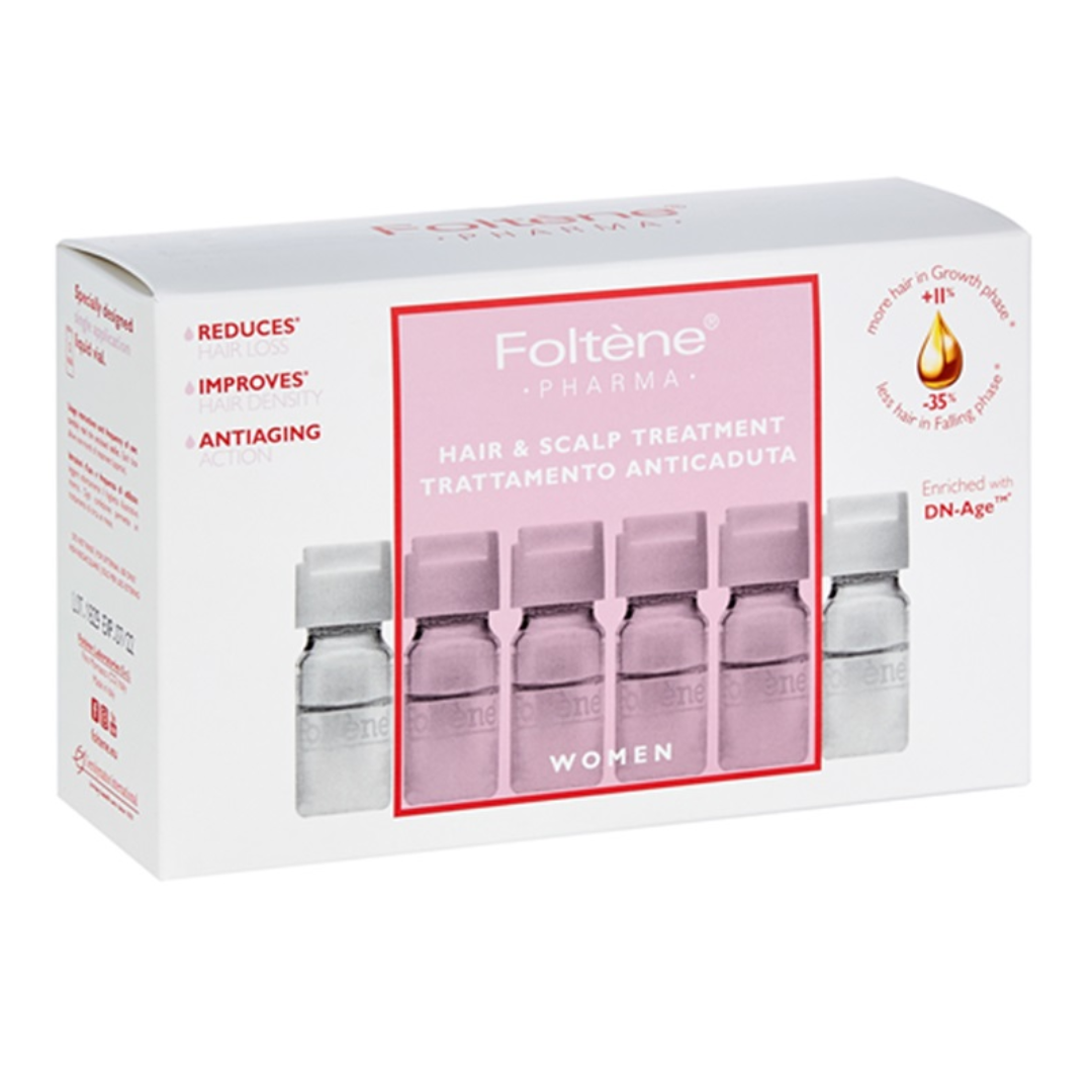FOLTENE fiole tratament impotriva caderii parului femei, 12 fiole