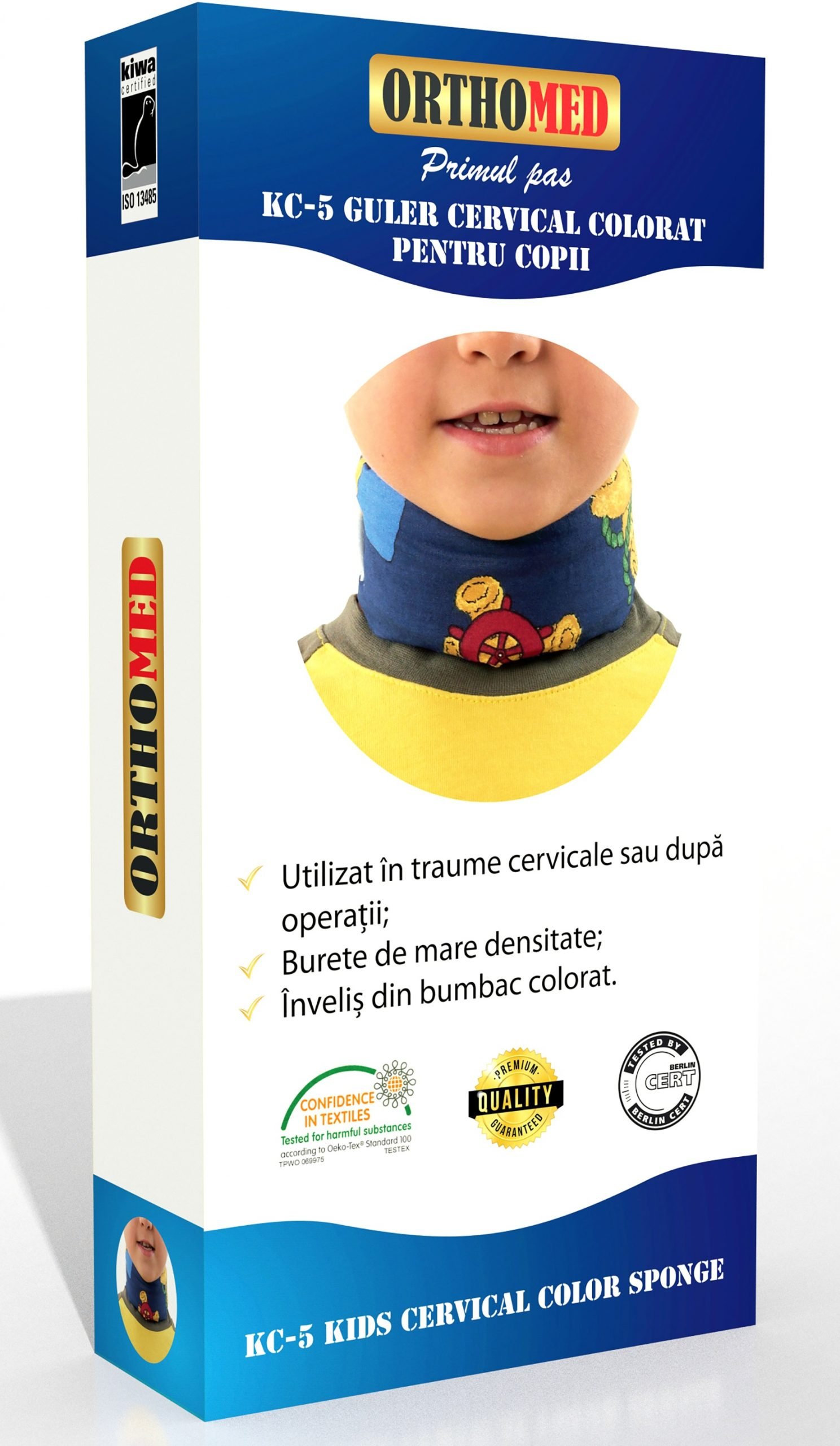 Guler cervical colorat pentru copii - L