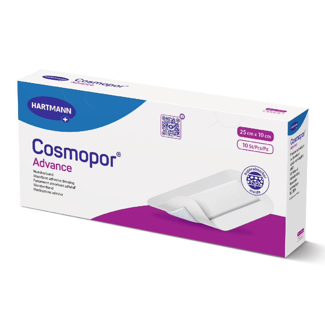 HartMann Cosmopor advance plasturi 25 x 10 cm x 10buc