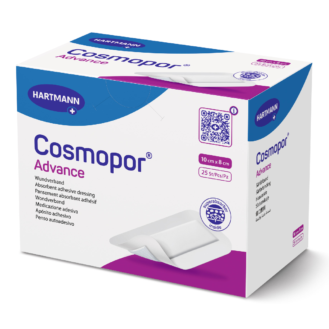 Cosmopor antibacterial 10x8cm x25buc
