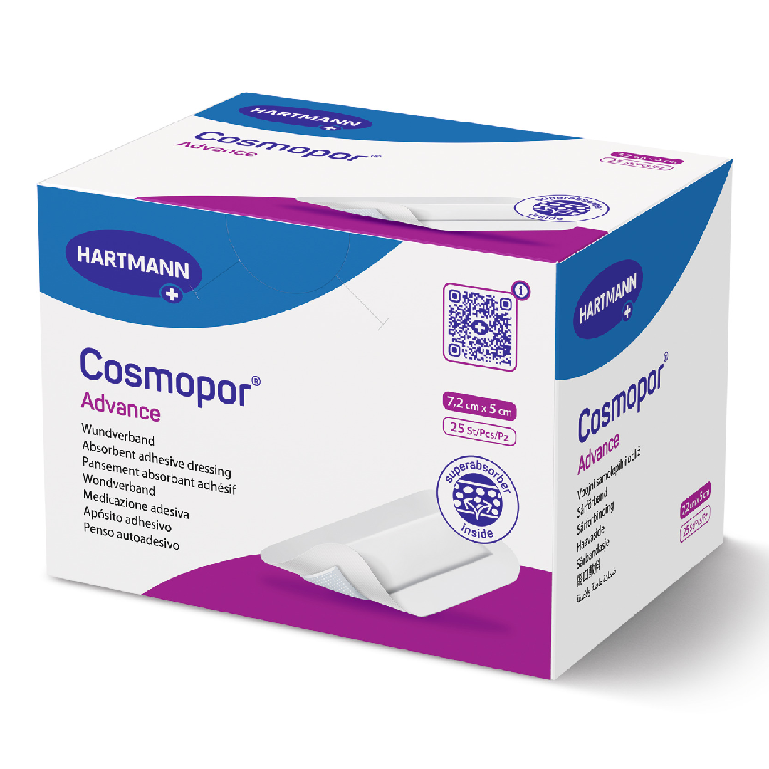 HartMann Cosmopor advance plasturi sterili 7,2 x 5 cm x 25buc
