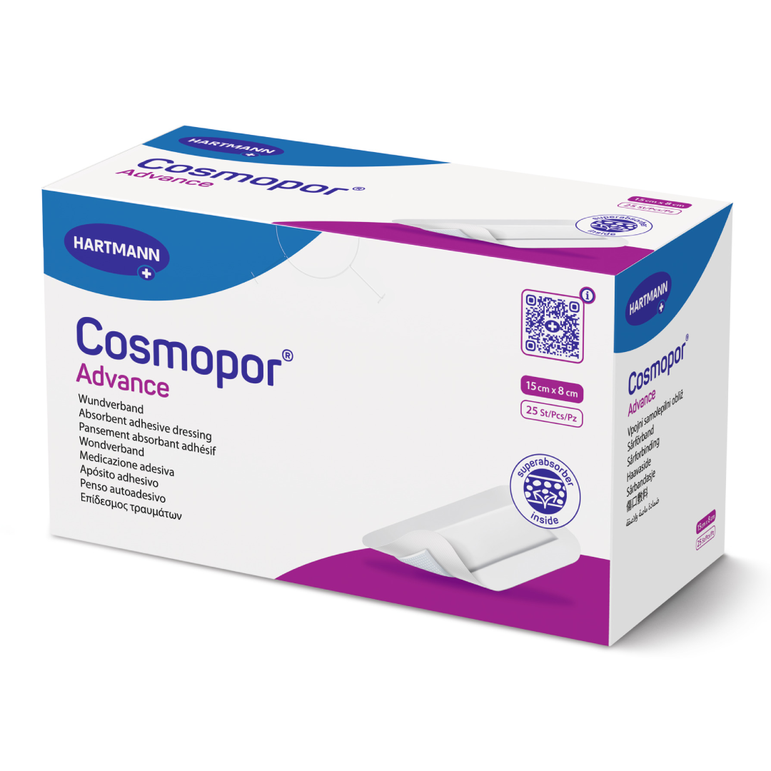 HartMann Cosmopor advance plasturi 15x8cm x 25buc
