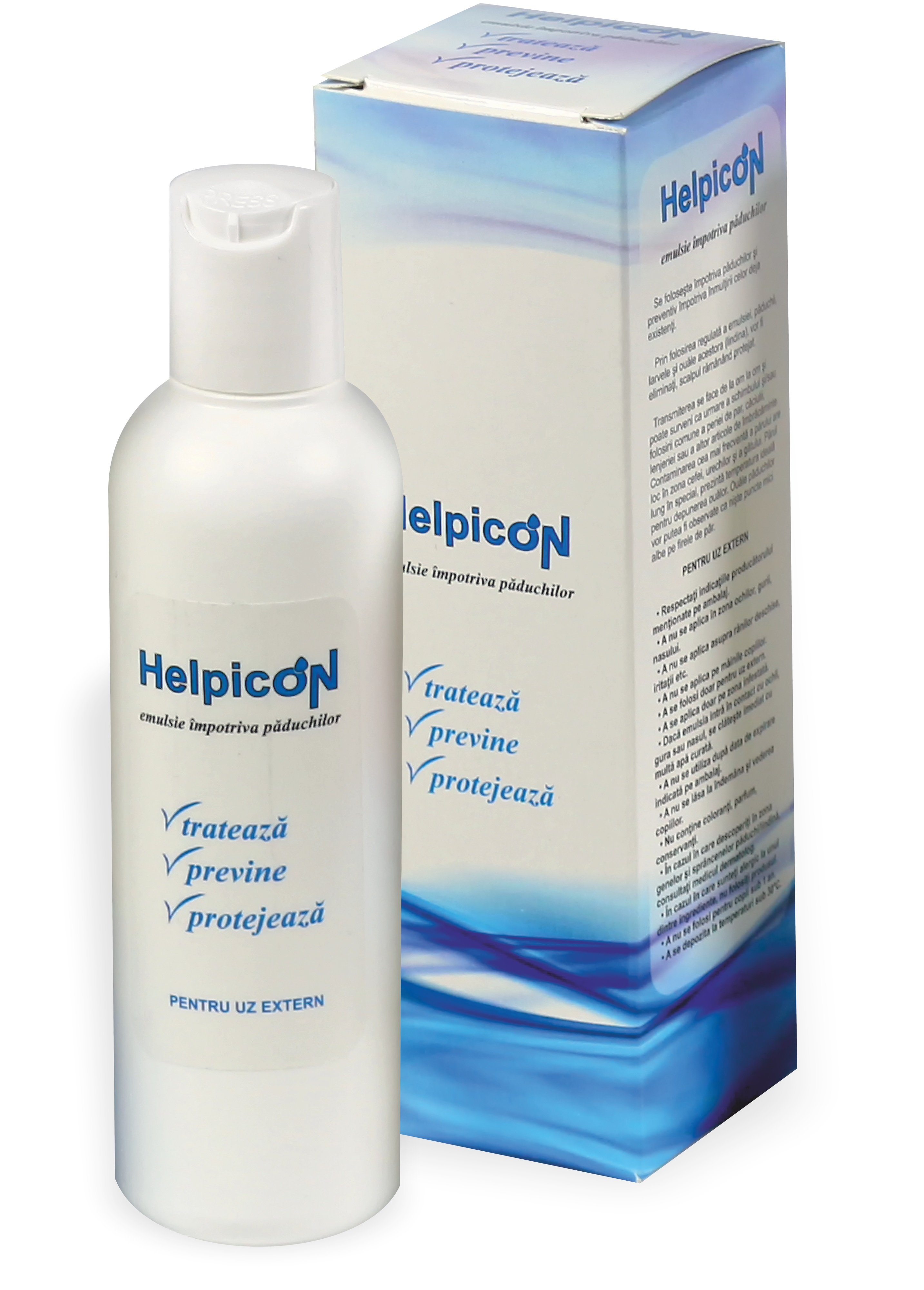 Emulsie anti paduchi helpicon, 100ml