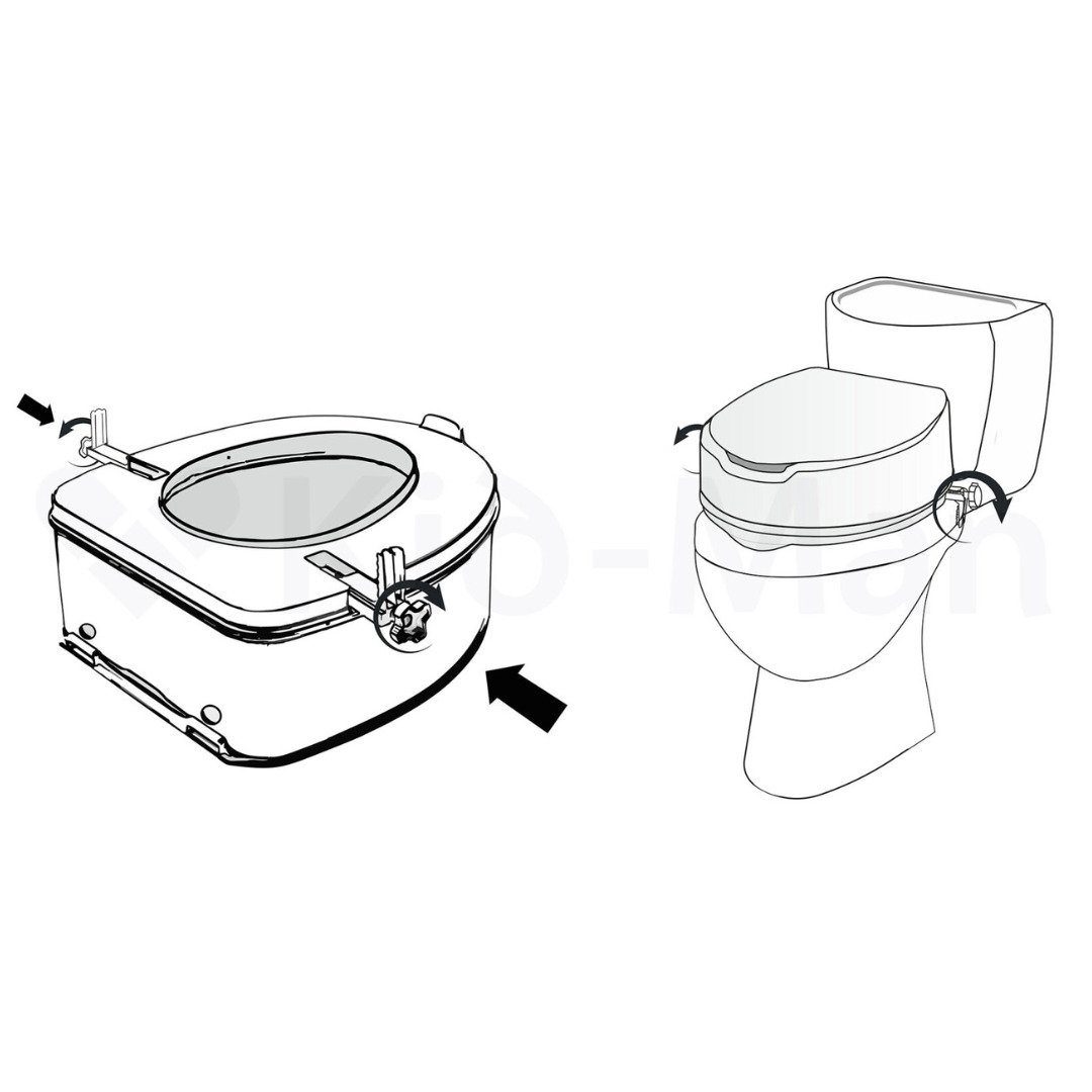 Inaltator de toaleta fara capac 10 cm, 7060s4