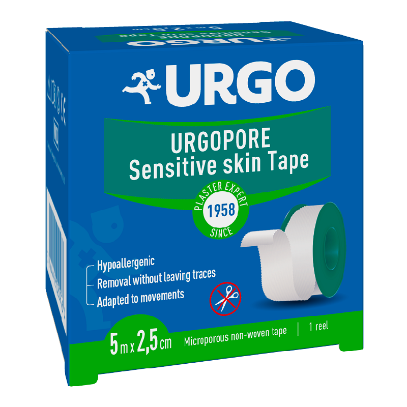 Urgo Pore leucoplast, 5m x 2,5cm
