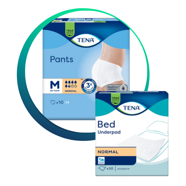 Chiloti incontinenta urinara, TENA Pants Normal Medium, 10 bucati