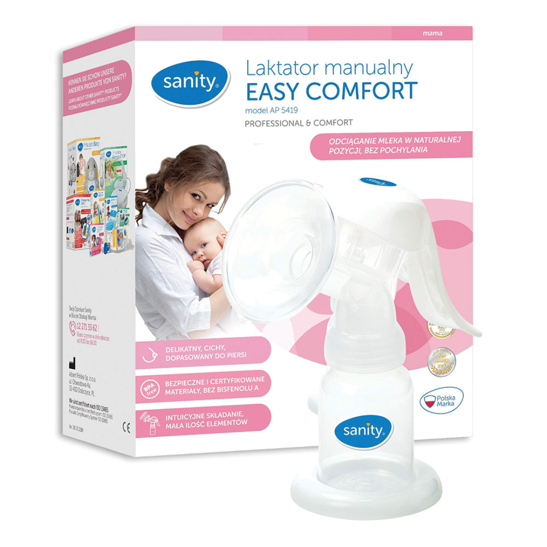 Pompa de san manuala cu clapeta, sanity easy comfort, 120 ml