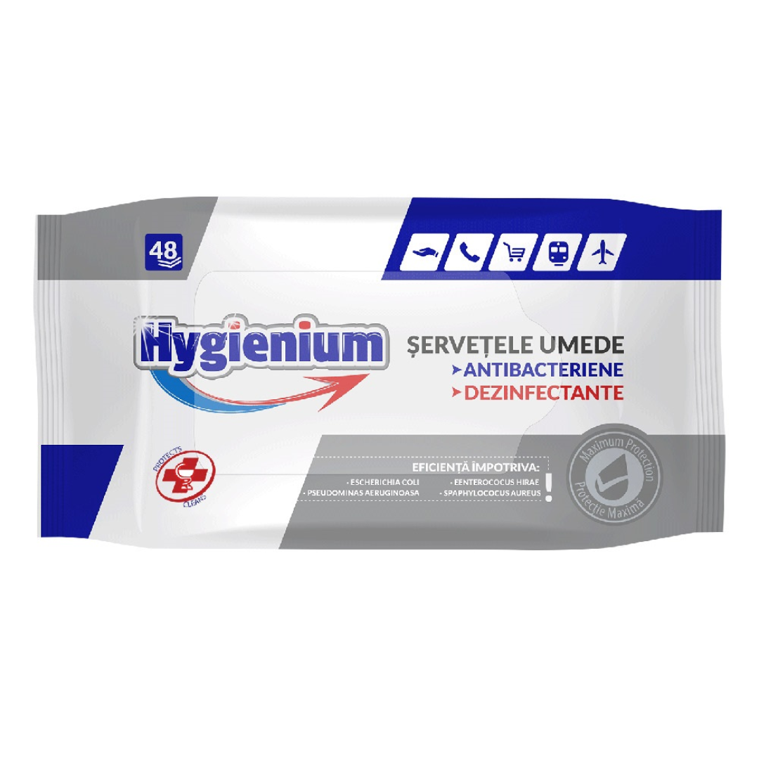 Hygienium servetele antibacteriene dezinfectante x 48 buc