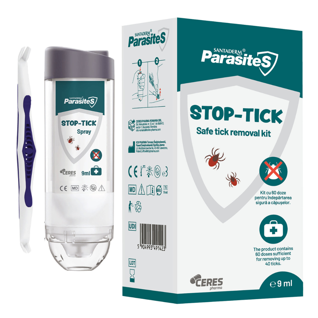 Set pentru extragerea capuselor Stop Tick, 9 ml, ICB Pharma