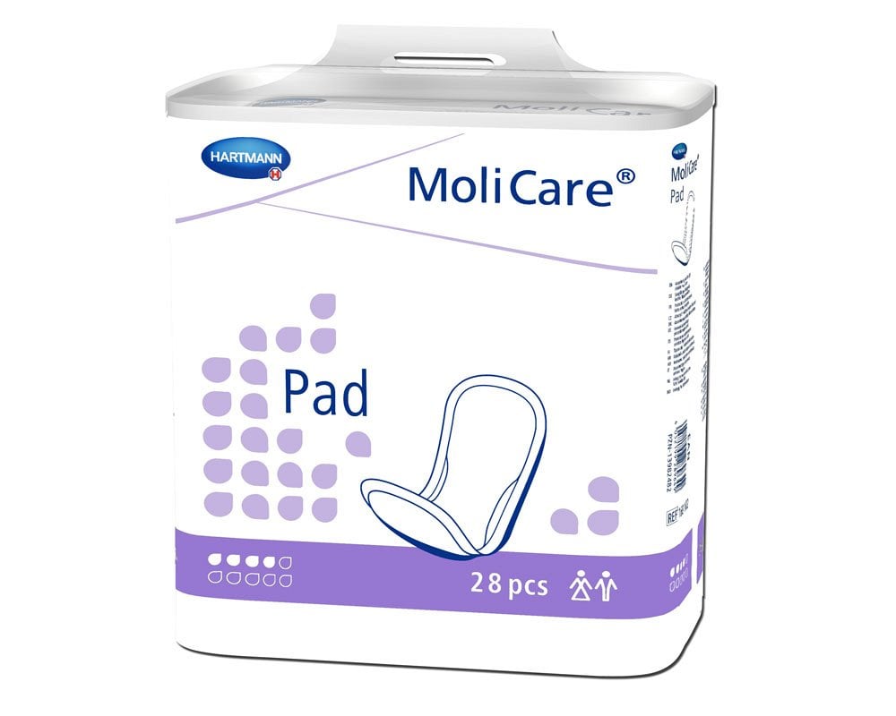 Tampoane incontinenta usoara molicare pad, 4 picaturi, 28 bucati