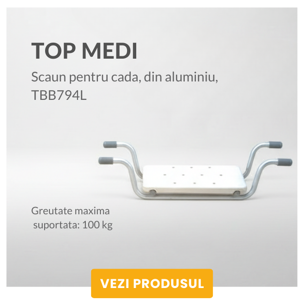 Scaun pentru cada, din aluminiu, TBB794L