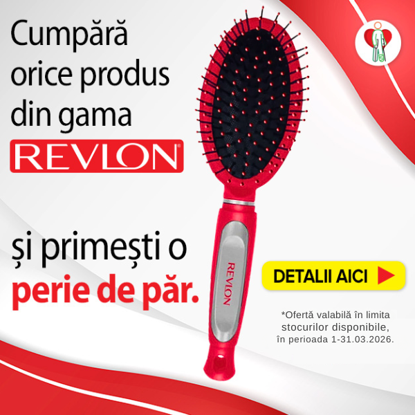 Cumpara orice produs revlon si primesti o perie de par