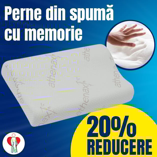 Pernă din spumă cu memorie
