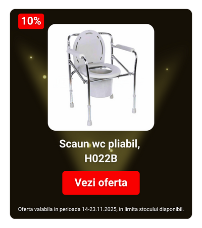 Scaun wc pliabil, H022B