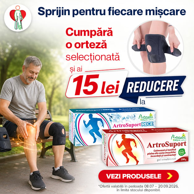 Economisești 15 Lei la Naturalis ArtroSuport