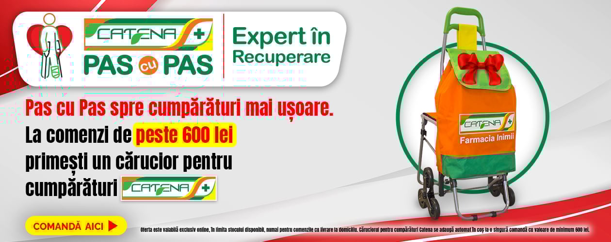 La comenzi de peste 600 lei primesti un carucior pentru cumparaturi Catena