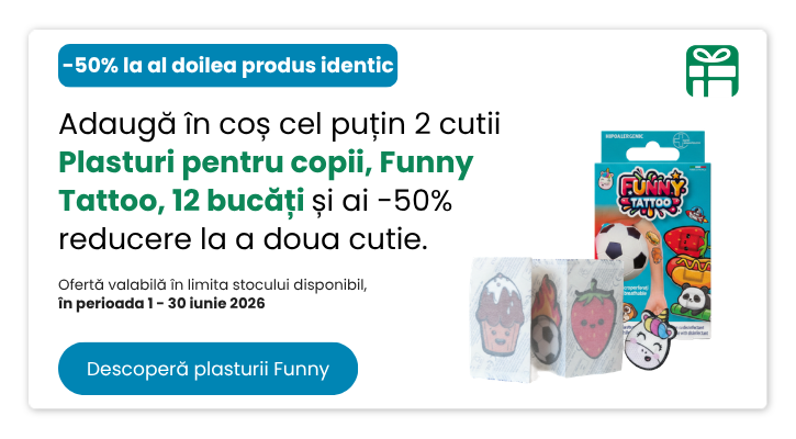 Plasturi pentru copii, Funny Tattoo, 12 bucati