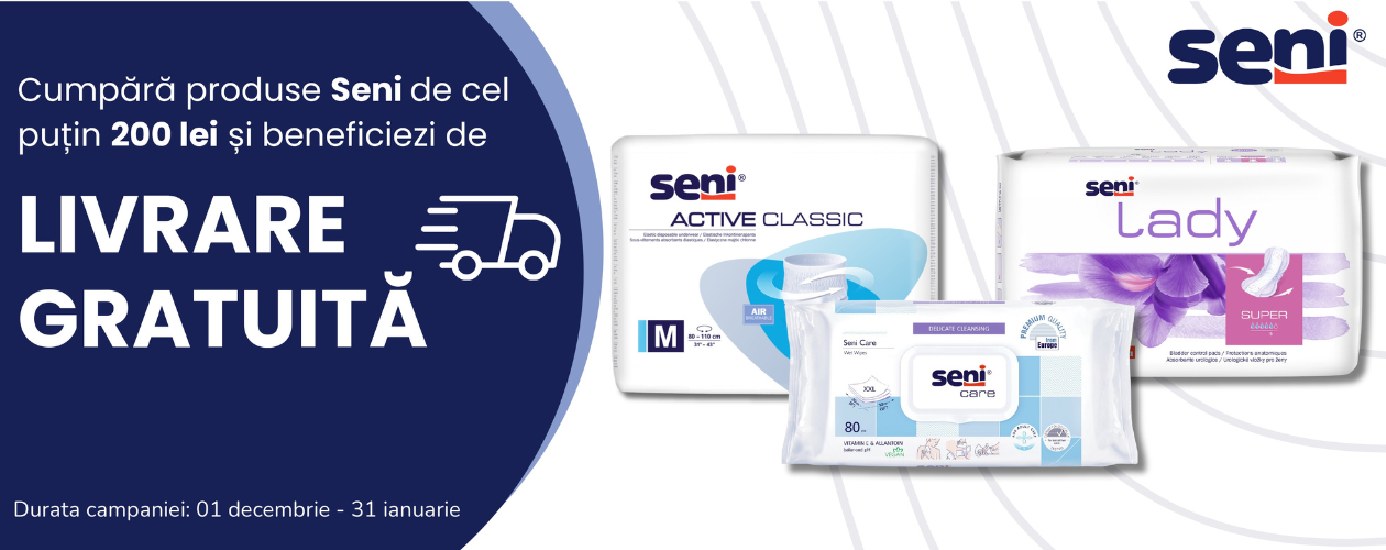 Cumpara produse Seni de cel putin 200 lei si beneficiezi de transport gratuit